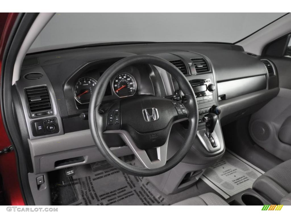 2008 CR-V EX 4WD - Tango Red Pearl / Gray photo #12
