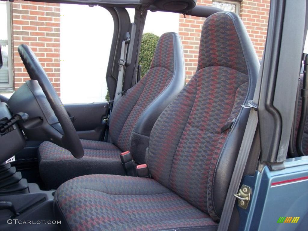 Agate Interior 1999 Jeep Wrangler SE 4x4 Photo #46916162