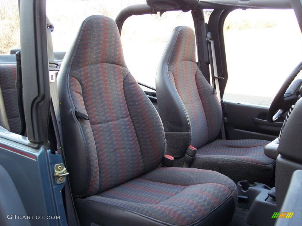 Agate Interior 1999 Jeep Wrangler SE 4x4 Photo #46916345