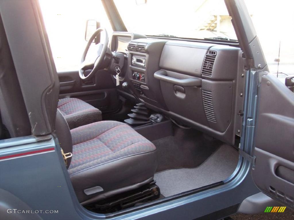 Agate Interior 1999 Jeep Wrangler SE 4x4 Photo #46916456