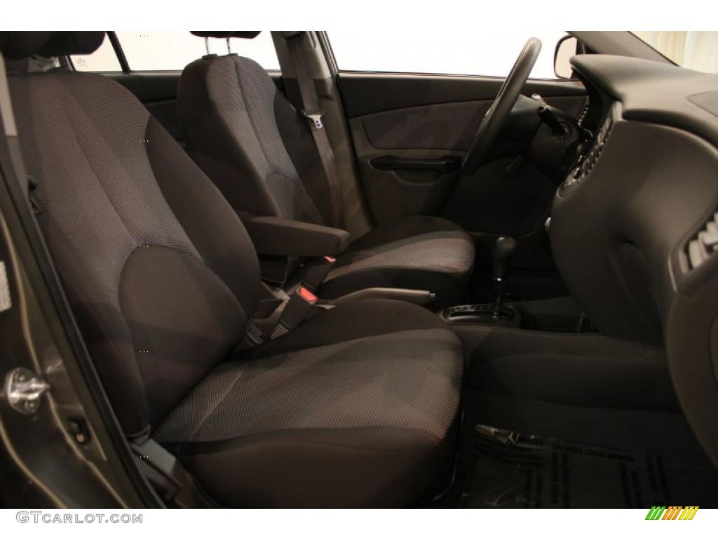 Gray Interior 2010 Kia Rio LX Sedan Photo #46916627