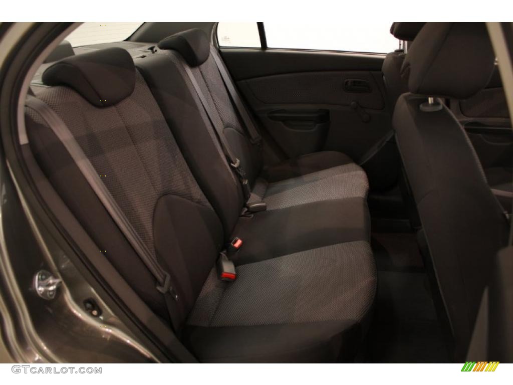 Gray Interior 2010 Kia Rio LX Sedan Photo #46916636