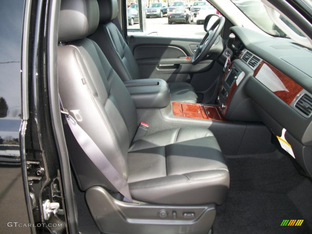 Ebony Interior 2011 Chevrolet Avalanche LTZ 4x4 Photo #46916726