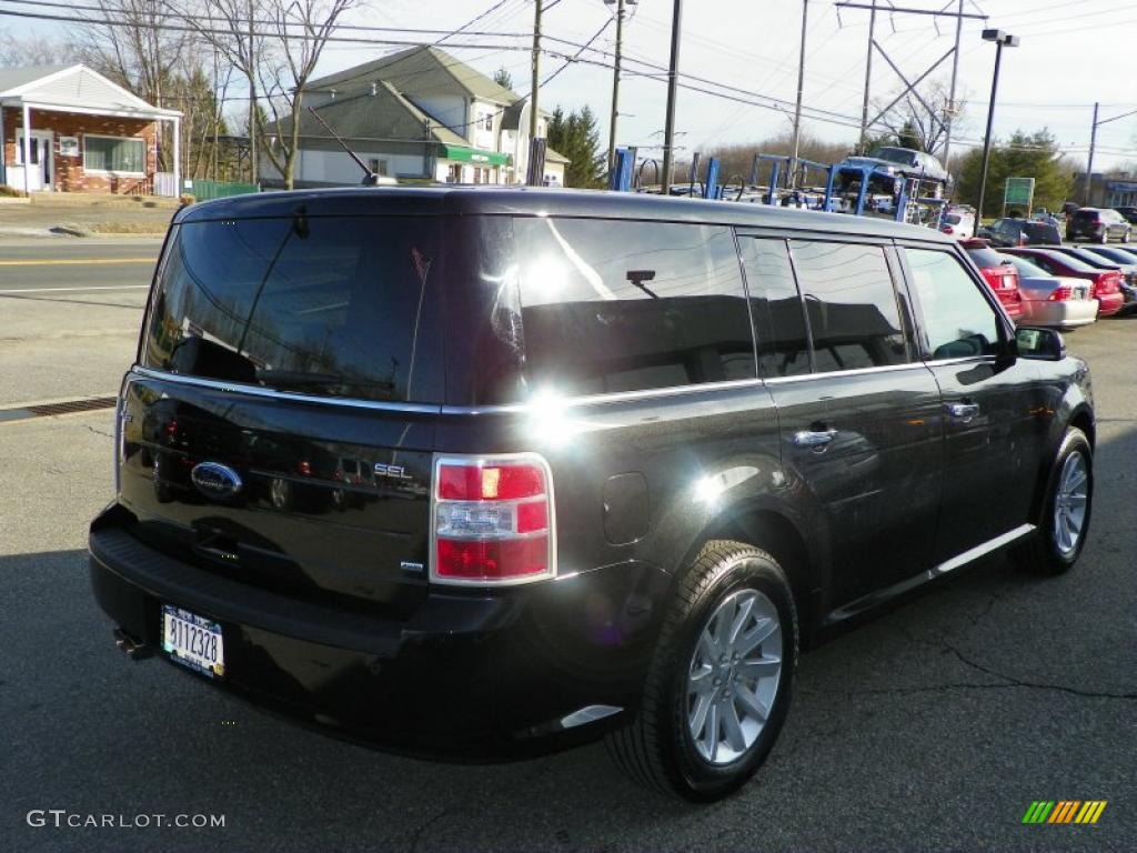 2010 Flex SEL AWD - Tuxedo Black / Charcoal Black photo #3