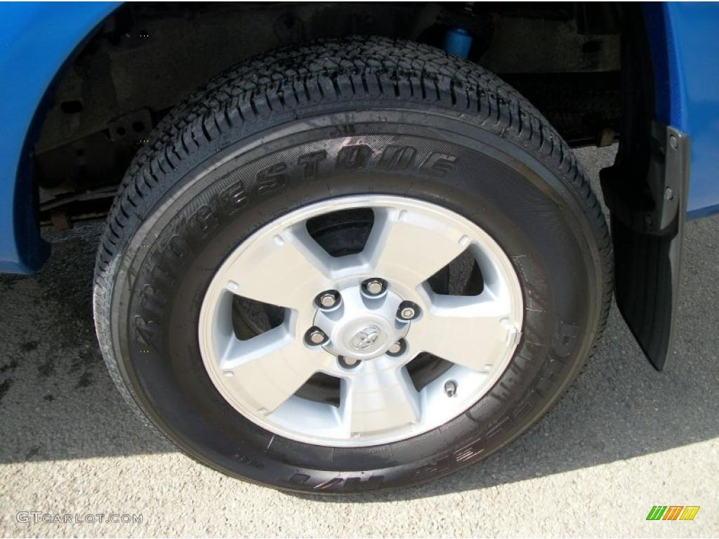 2010 Tacoma V6 SR5 TRD Sport Double Cab 4x4 - Speedway Blue / Graphite photo #7