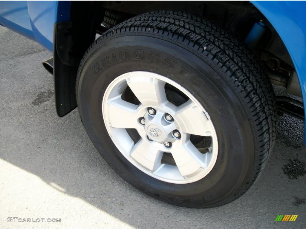 2010 Tacoma V6 SR5 TRD Sport Double Cab 4x4 - Speedway Blue / Graphite photo #8