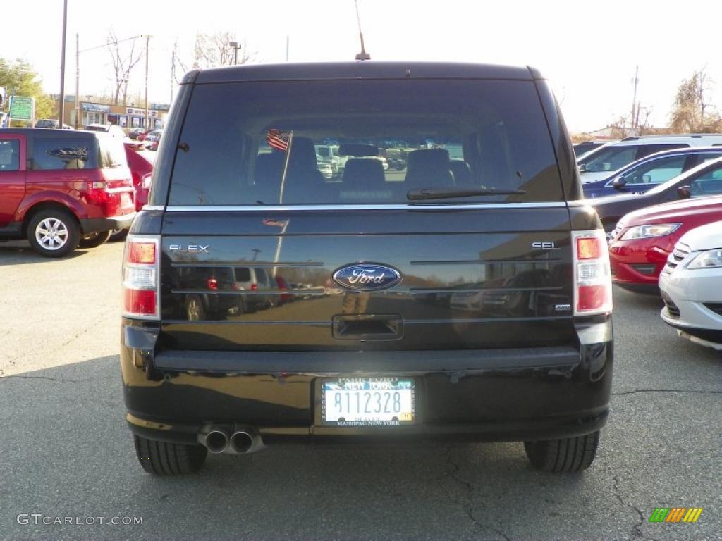 2010 Flex SEL AWD - Tuxedo Black / Charcoal Black photo #22