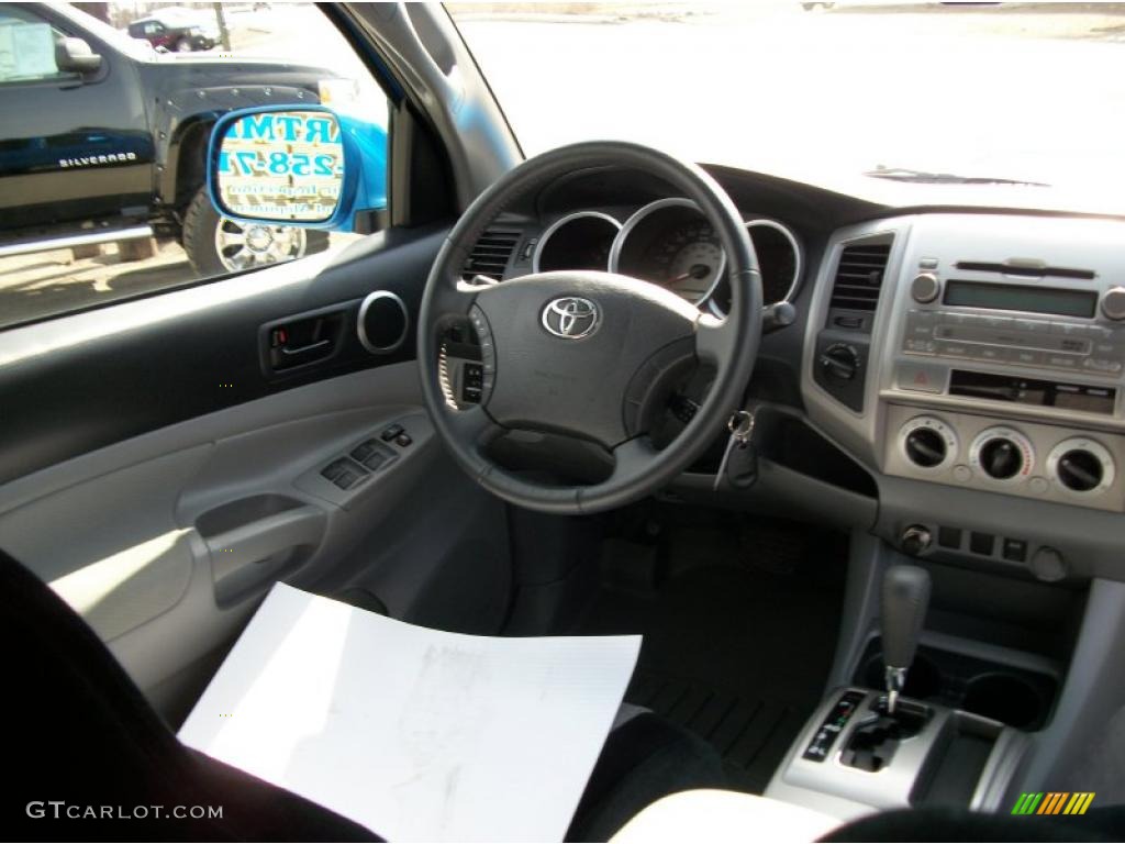2010 Tacoma V6 SR5 TRD Sport Double Cab 4x4 - Speedway Blue / Graphite photo #35