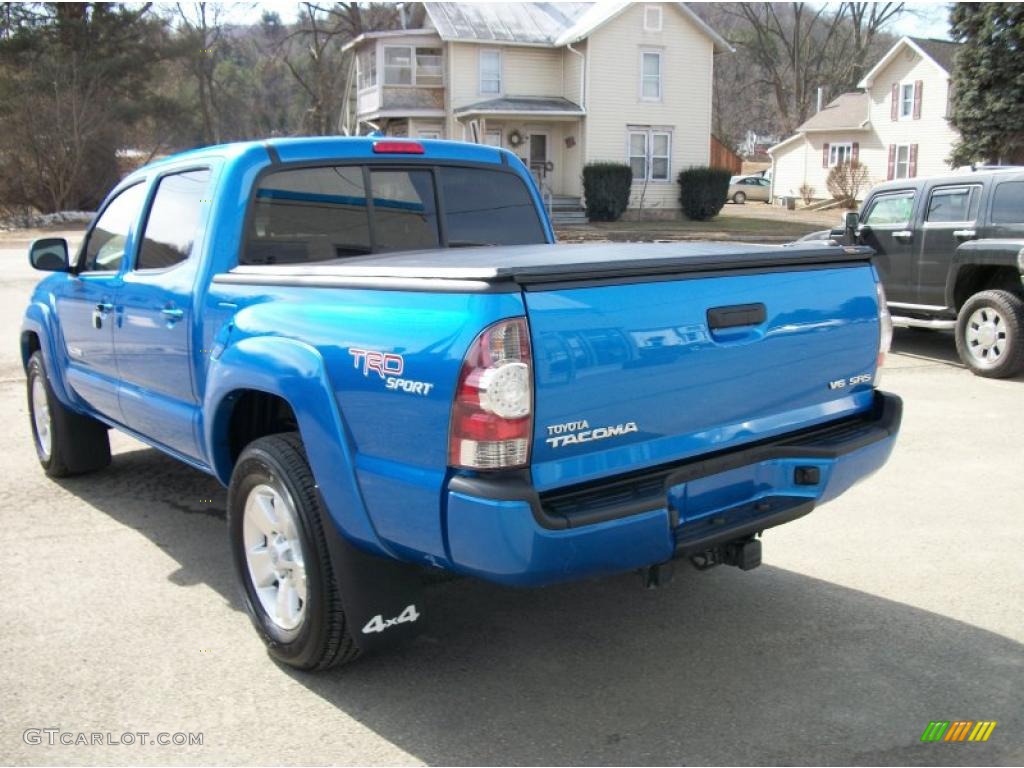 2010 Tacoma V6 SR5 TRD Sport Double Cab 4x4 - Speedway Blue / Graphite photo #54