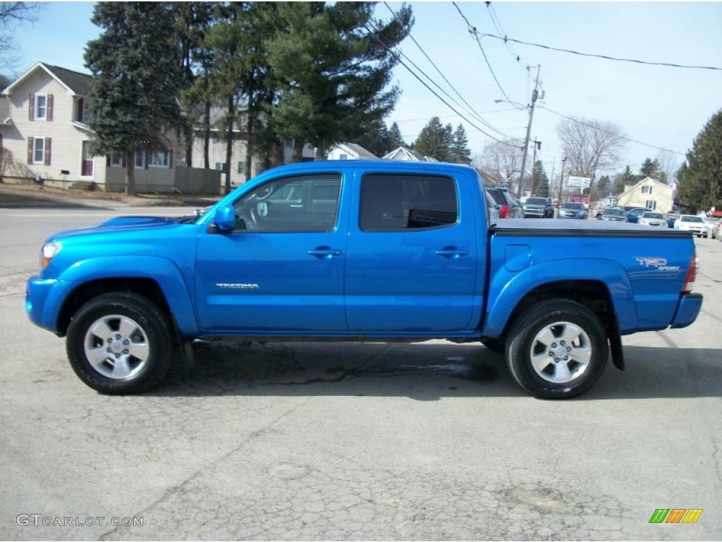 2010 Tacoma V6 SR5 TRD Sport Double Cab 4x4 - Speedway Blue / Graphite photo #58