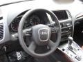2011 Audi Q5 Cinnamon Brown Interior Steering Wheel Photo