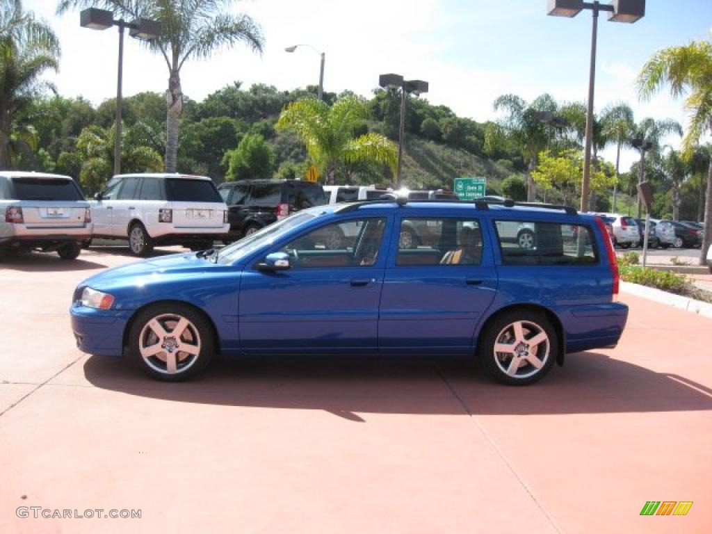 Sonic Blue Metallic 2007 Volvo V70 R AWD Exterior Photo #46918484