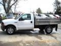 Oxford White 2006 Ford F350 Super Duty XL Regular Cab Flat Bed