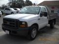 Oxford White - F350 Super Duty XL Regular Cab Flat Bed Photo No. 3