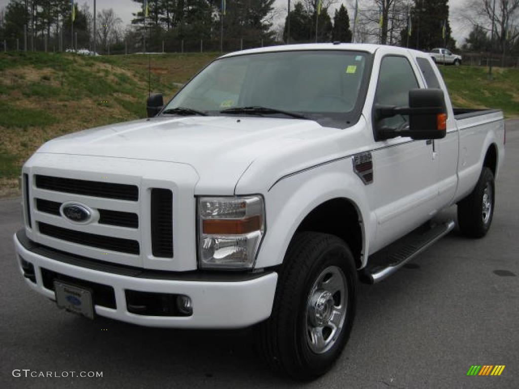 Oxford White 2008 Ford F350 Super Duty XLT SuperCab 4x4 Exterior Photo #46918781