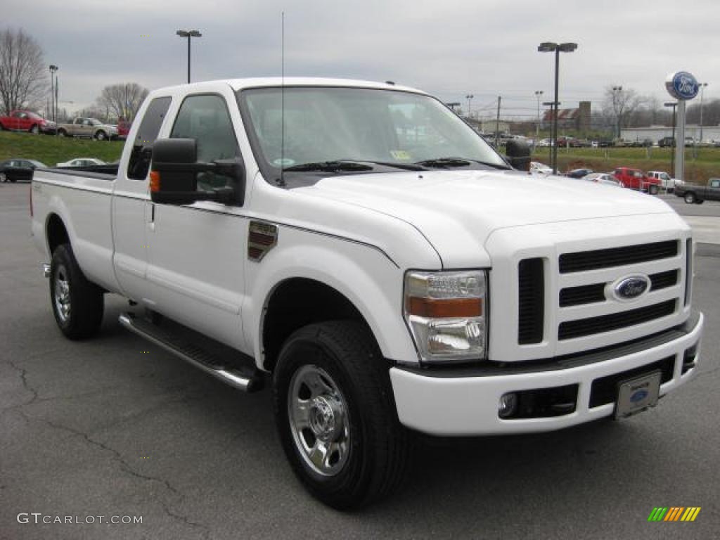 Oxford White 2008 Ford F350 Super Duty XLT SuperCab 4x4 Exterior Photo #46918811