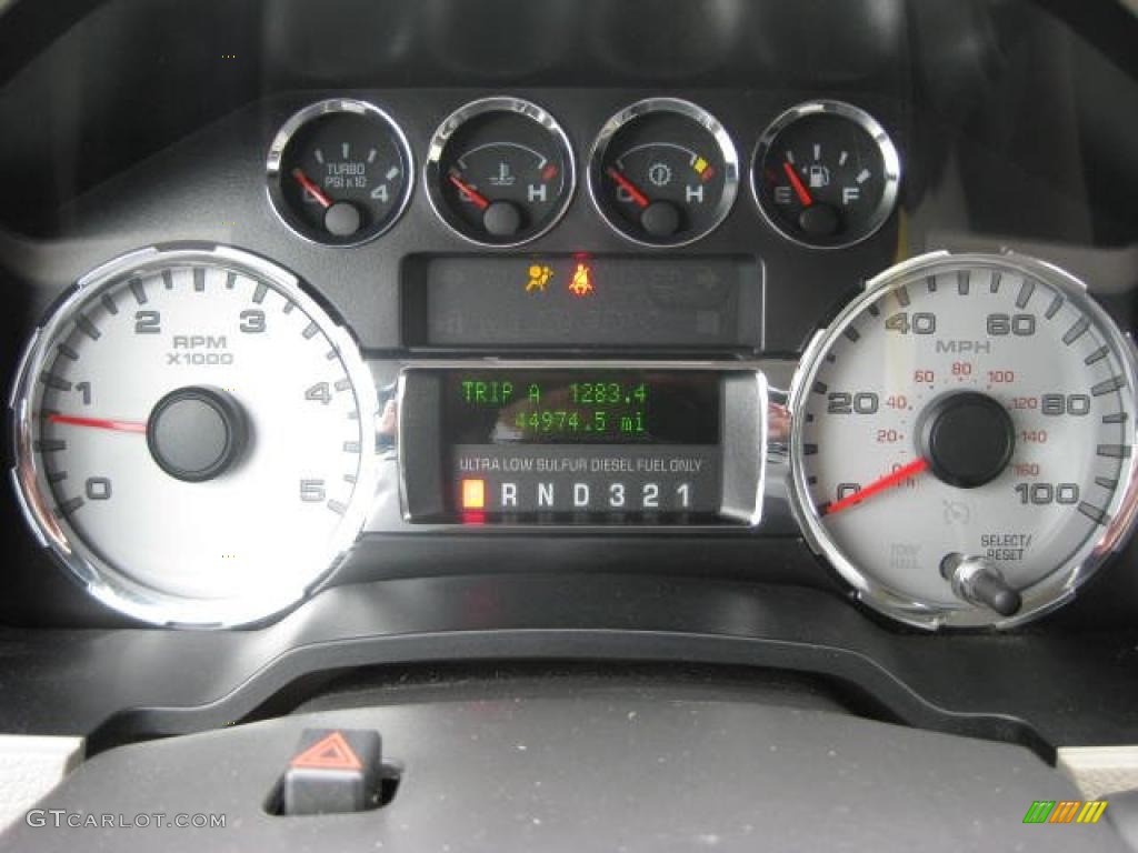 2008 Ford F350 Super Duty XLT SuperCab 4x4 Gauges Photo #46919213