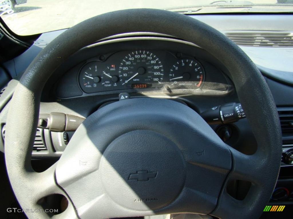 2003 Cavalier Coupe - Black / Graphite Gray photo #18