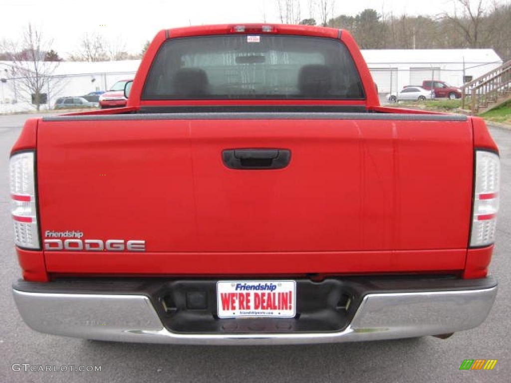 2003 Ram 1500 ST Regular Cab - Flame Red / Taupe photo #7