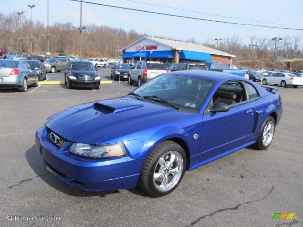 2004 Mustang GT Coupe - Sonic Blue Metallic / Dark Charcoal photo #6