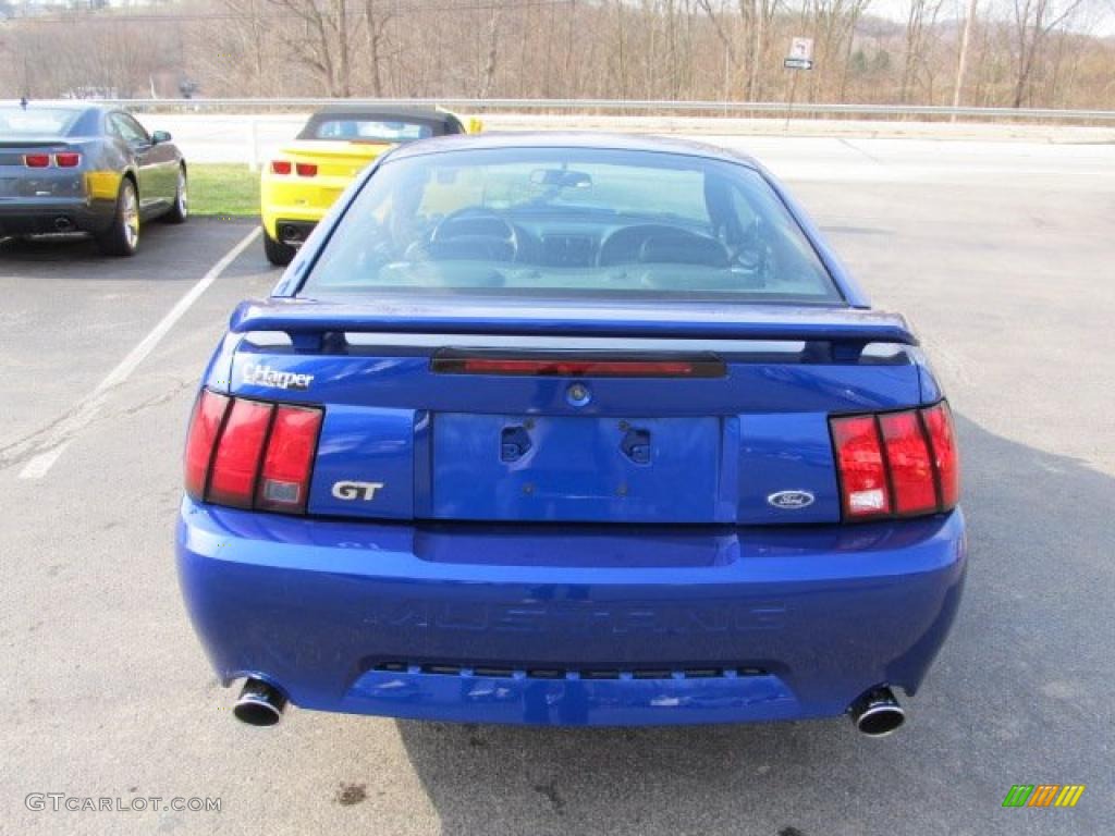 2004 Mustang GT Coupe - Sonic Blue Metallic / Dark Charcoal photo #9