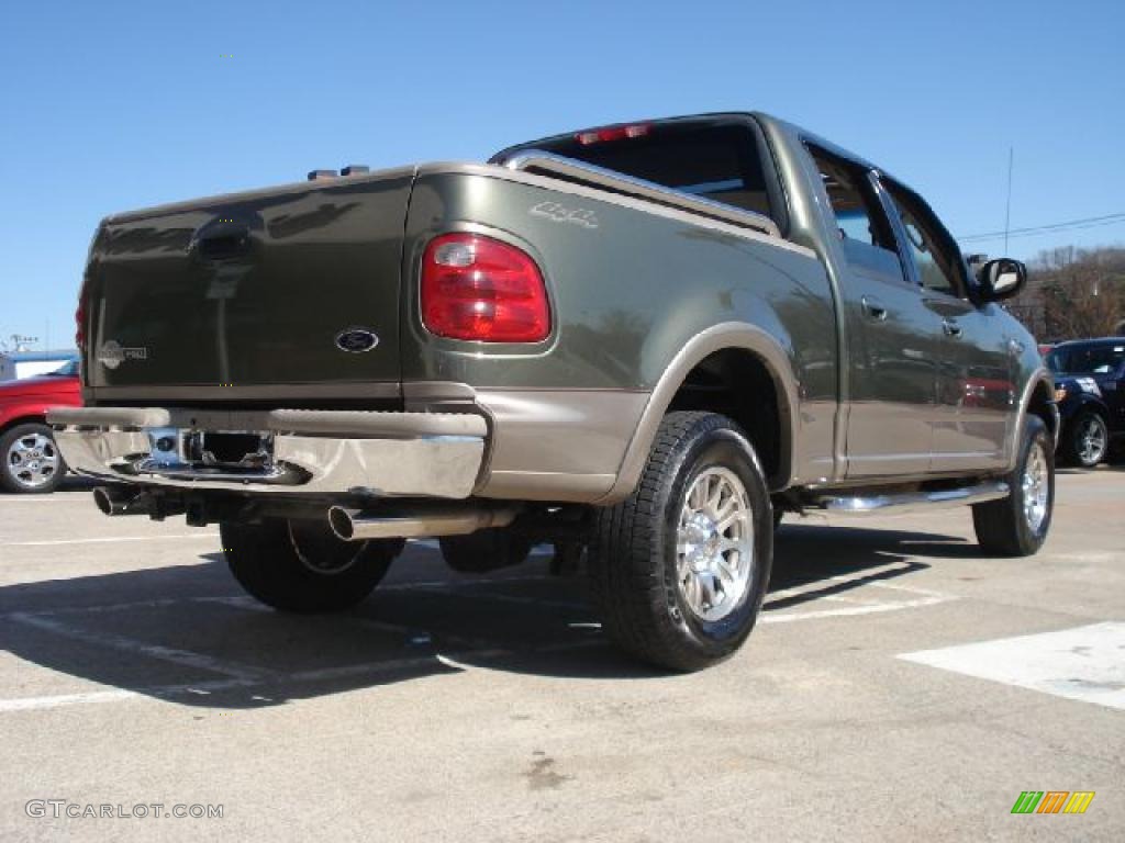 Estate Green Metallic 2003 Ford F150 King Ranch SuperCrew 4x4 Exterior Photo #46921316