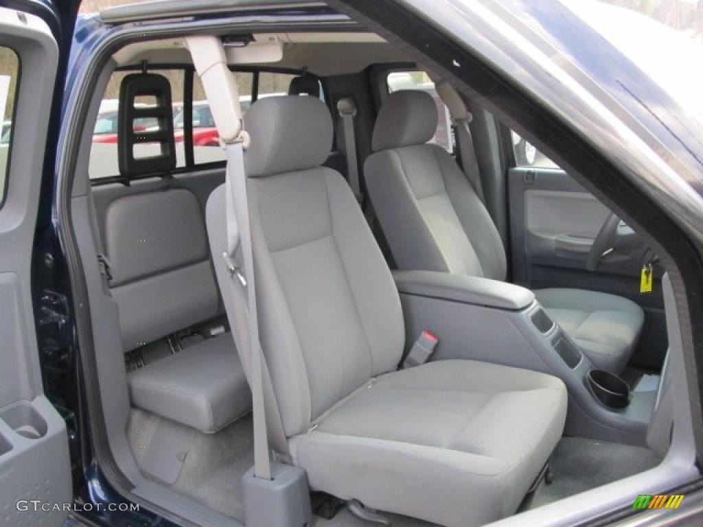Medium Slate Gray Interior 2006 Dodge Dakota SLT Club Cab 4x4 Photo #46921718