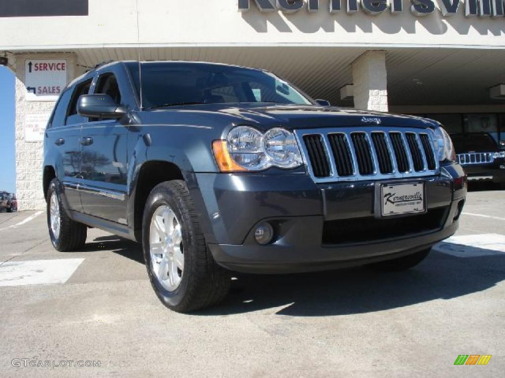 2008 Grand Cherokee Limited 4x4 - Steel Blue Metallic / Dark Slate Gray/Light Graystone photo #1