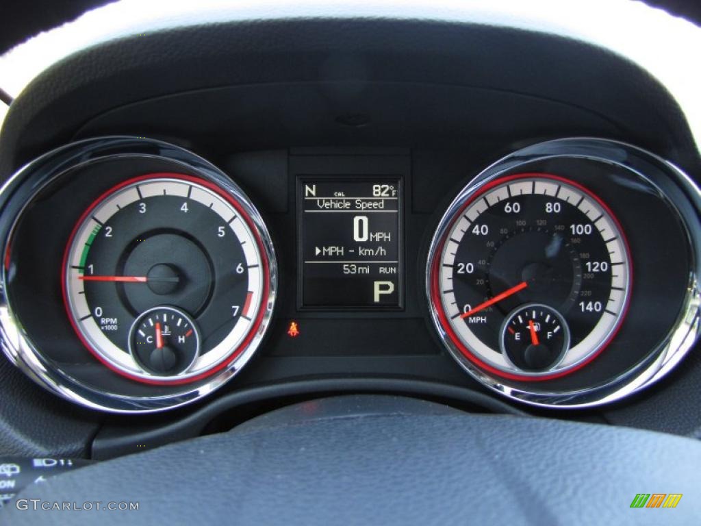 2011 Dodge Durango Express Gauges Photo #46922795