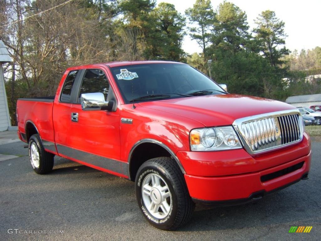 Bright Red 2007 Ford F150 XLT SuperCab 4x4 Exterior Photo #46923635