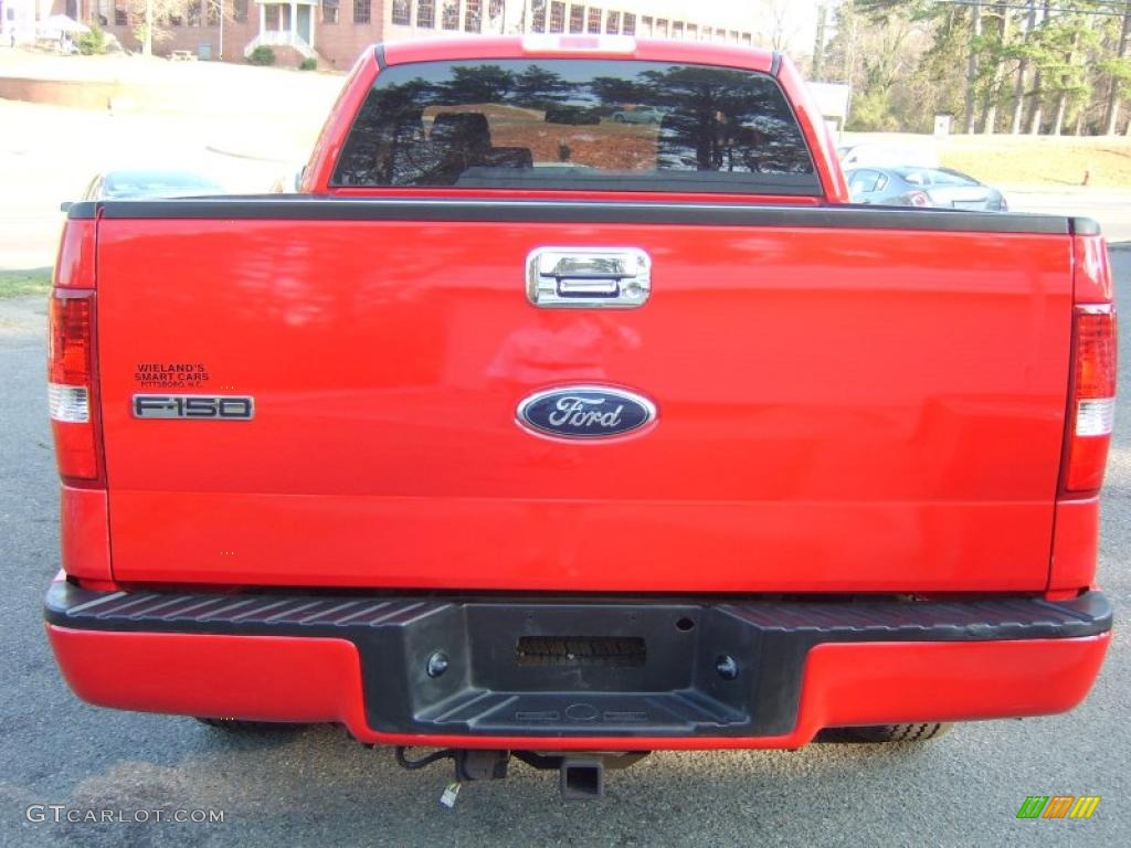 Bright Red 2007 Ford F150 XLT SuperCab 4x4 Exterior Photo #46923680