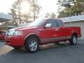 2007 Bright Red Ford F150 XLT SuperCab 4x4  photo #11