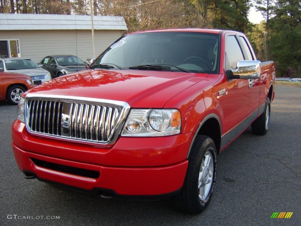 Bright Red 2007 Ford F150 XLT SuperCab 4x4 Exterior Photo #46923785