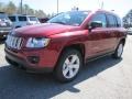 2011 Deep Cherry Red Crystal Pearl Jeep Compass 2.4  photo #3