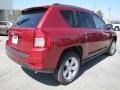 2011 Deep Cherry Red Crystal Pearl Jeep Compass 2.4  photo #7