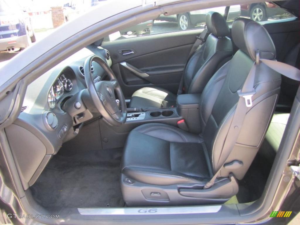 Ebony Interior 2007 Pontiac G6 GT Convertible Photo #46924262
