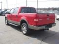 2004 Bright Red Ford F150 Lariat SuperCrew 4x4  photo #9