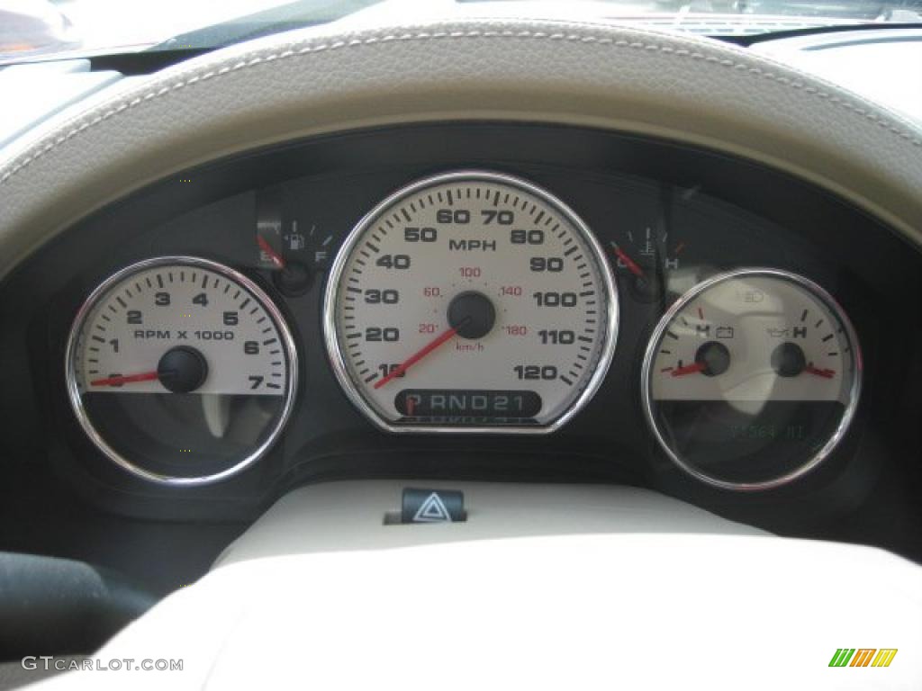 2004 F150 Lariat SuperCrew 4x4 - Bright Red / Tan photo #27