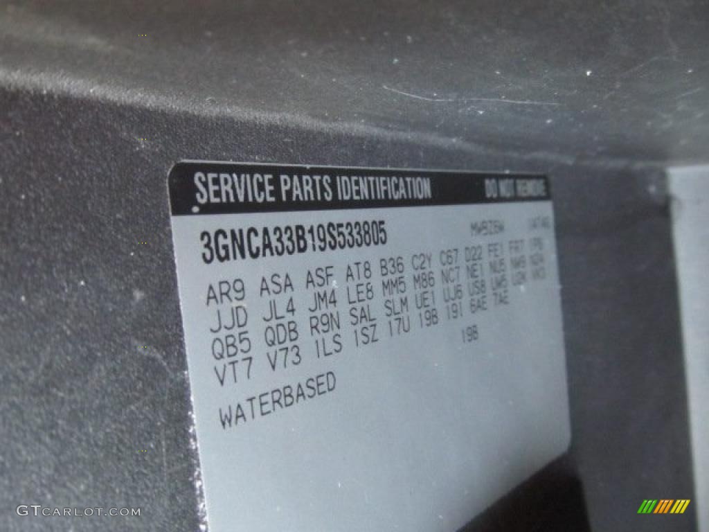 2009 Chevrolet HHR LS Info Tag Photo #46924874