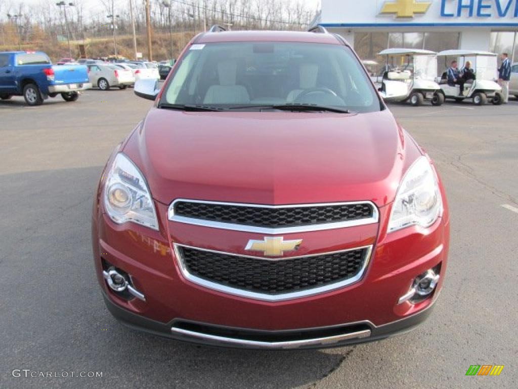 2010 Equinox LTZ - Cardinal Red Metallic / Jet Black/Light Titanium photo #4