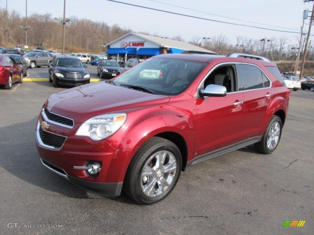 2010 Equinox LTZ - Cardinal Red Metallic / Jet Black/Light Titanium photo #5