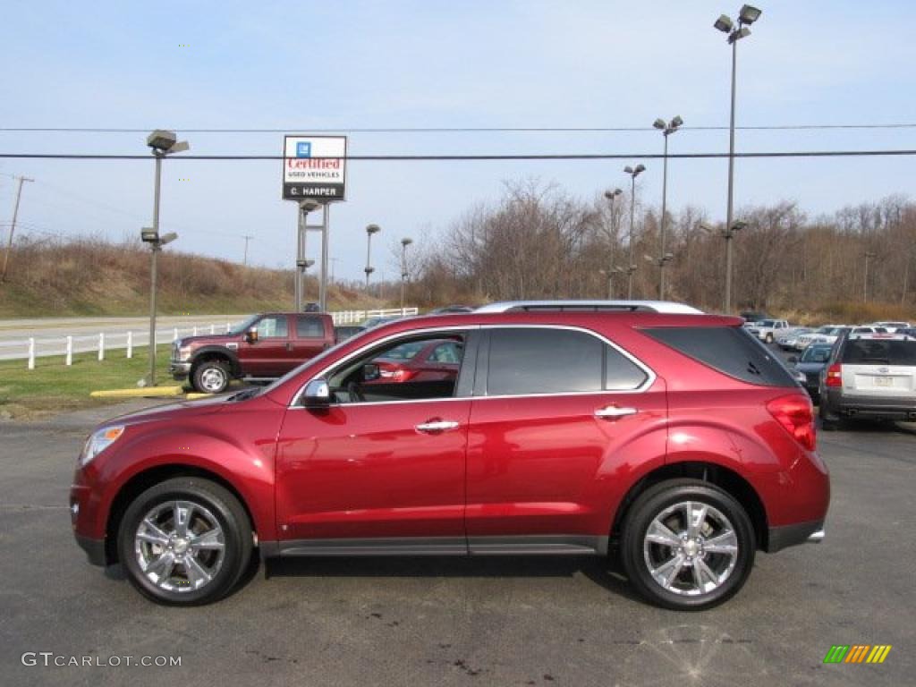 2010 Equinox LTZ - Cardinal Red Metallic / Jet Black/Light Titanium photo #6