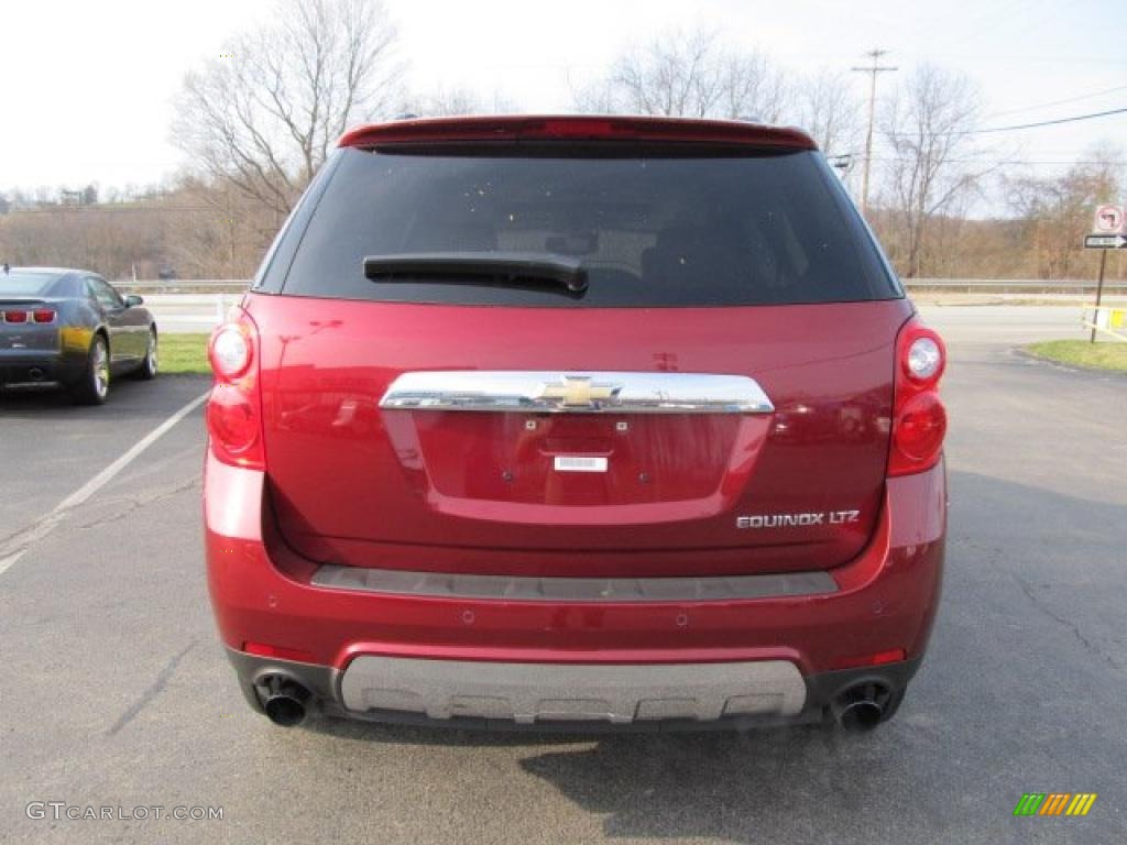 2010 Equinox LTZ - Cardinal Red Metallic / Jet Black/Light Titanium photo #8