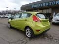 2011 Lime Squeeze Metallic Ford Fiesta SES Hatchback  photo #2