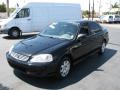 2000 Flamenco Black Pearl Honda Civic LX Sedan  photo #5