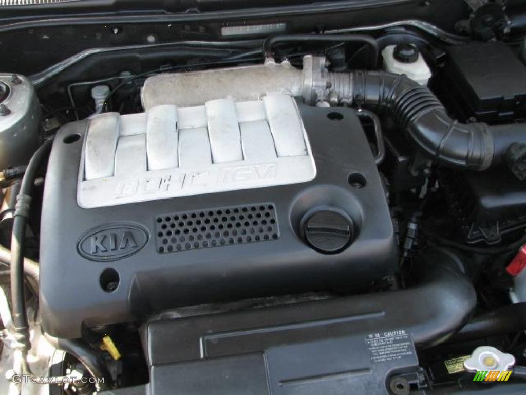 2002 Kia Spectra LS Sedan 1.8 Liter DOHC 16-Valve 4 Cylinder Engine Photo #46926956