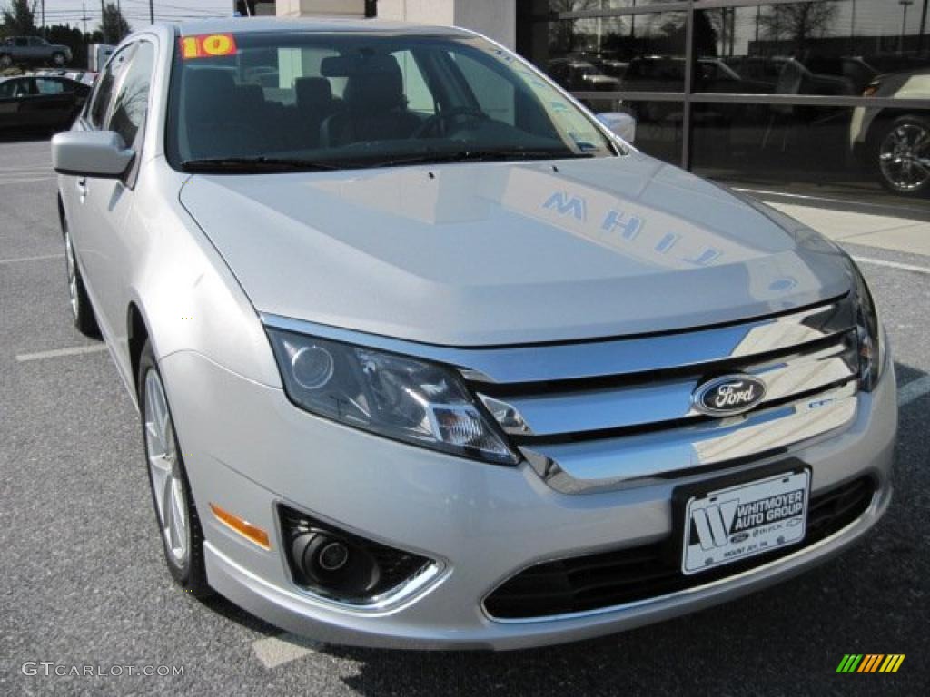 2010 Fusion SEL V6 - Brilliant Silver Metallic / Charcoal Black photo #2