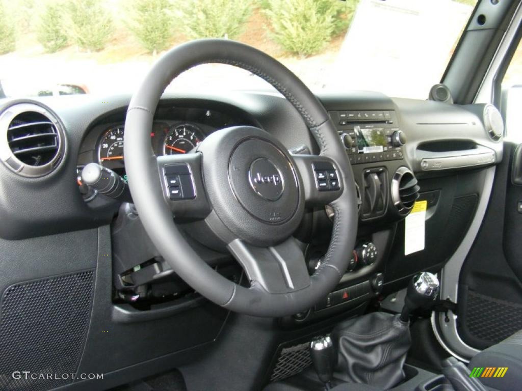 2011 Jeep Wrangler Sport 4x4 Black Dashboard Photo #46927874