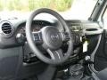 Black 2011 Jeep Wrangler Sport 4x4 Dashboard