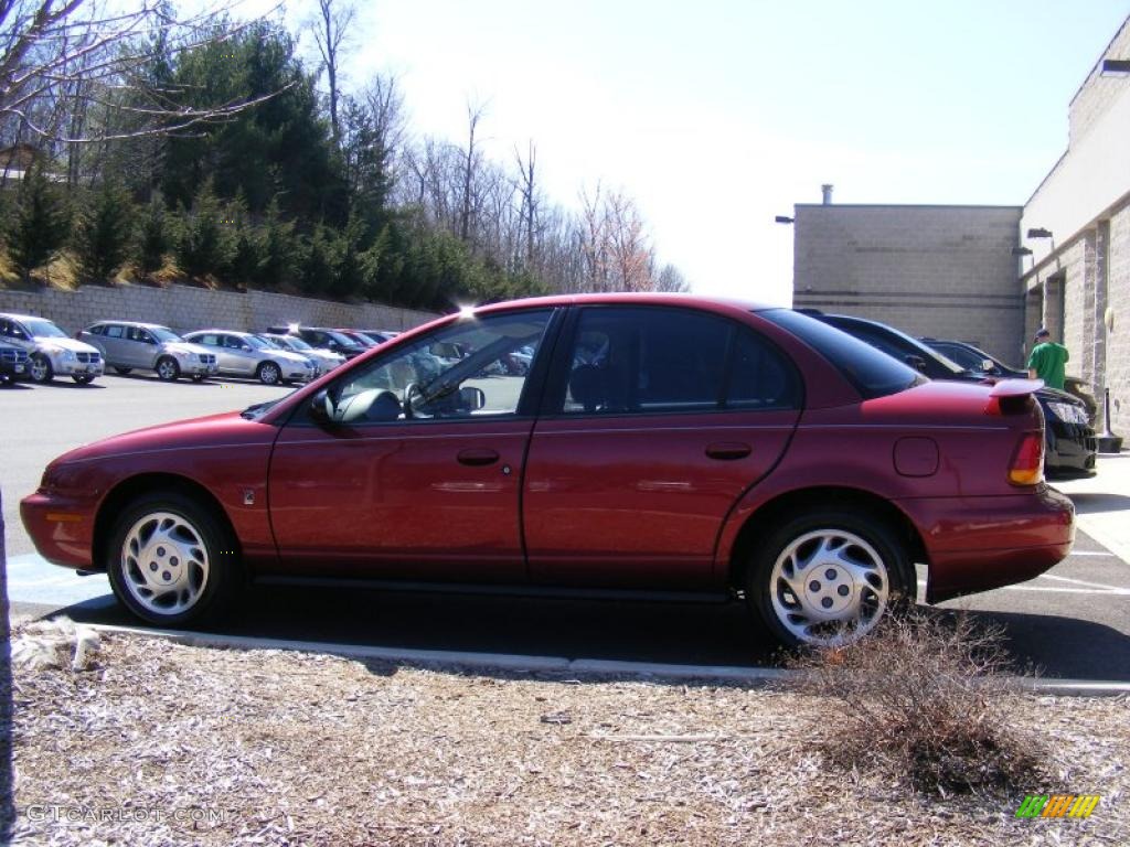 1997 S Series SL2 Sedan - Medium Red / Gray photo #7